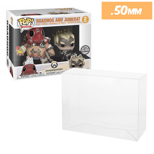 Funko Pop Roadhog and Junkrat Protector Overwatch