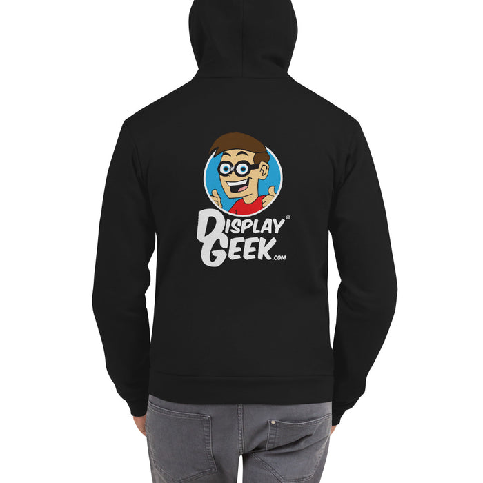 2020 Display Geek Logo 1 - Zipper Hoodie sweater - Display Geek, Inc.
