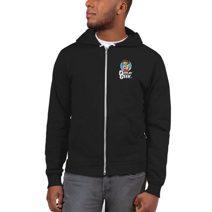 2020 Display Geek Logo 1 - Zipper Hoodie sweater - Display Geek, Inc.