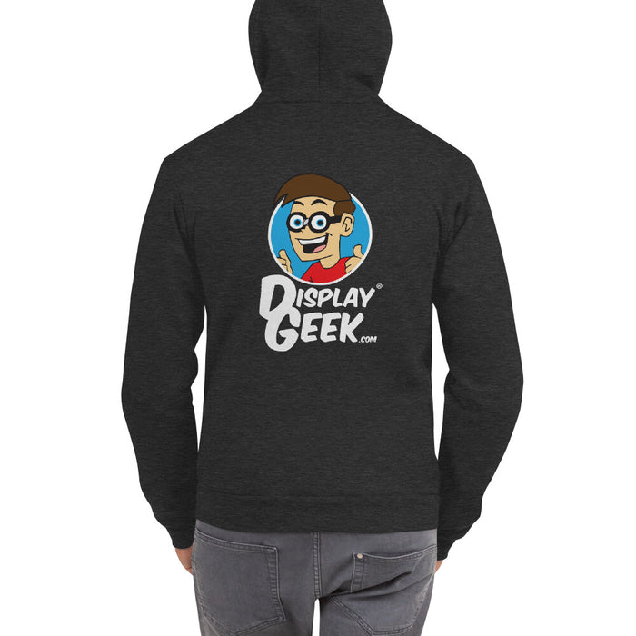 2020 Display Geek Logo 1 - Zipper Hoodie sweater - Display Geek, Inc.