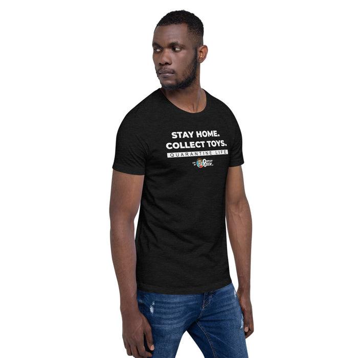 2020 Stay Home. Collect Toys. Display Geek - Short-Sleeve Unisex T-Shirt - Display Geek