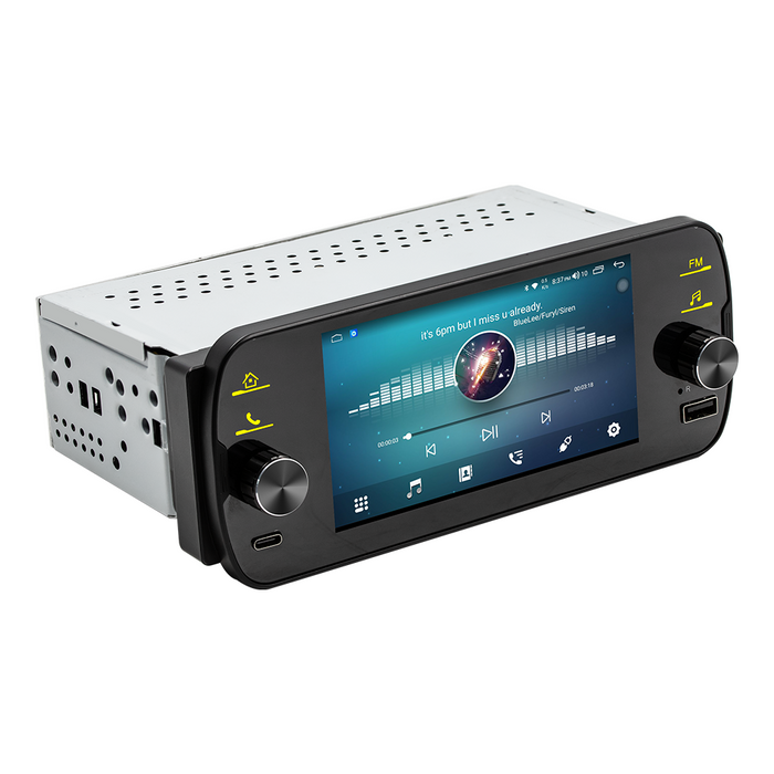 5 Inch Universal FM BT Single Din Android 13 Car MP5 Player With Wireless Carplay and Android Auto