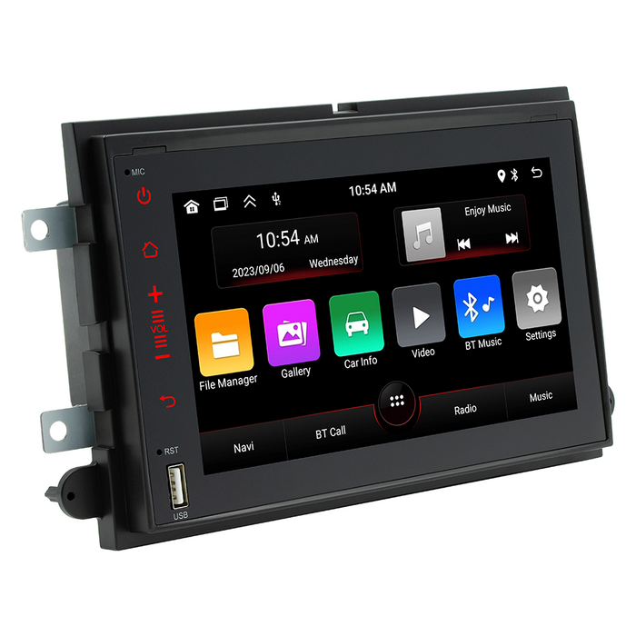 Android 13 bluetooth Car stereo for Ford F150 2007-2014 with wireless carplay and Android auto function GPS navigation wifi