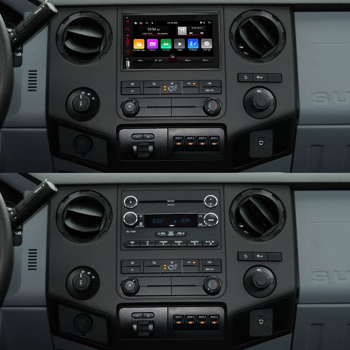 Android 13 bluetooth Car stereo for Ford F150 2007-2014 with wireless carplay and Android auto function GPS navigation wifi