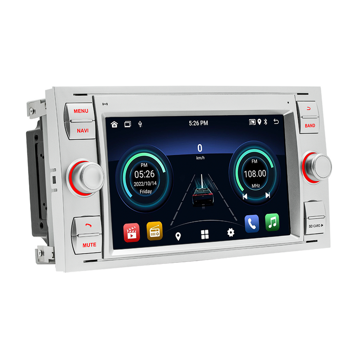 Android 13 Touchscreen Car Radio Player 7 Inch GPS Car Stereo 2 Din Autoradio for Ford transit