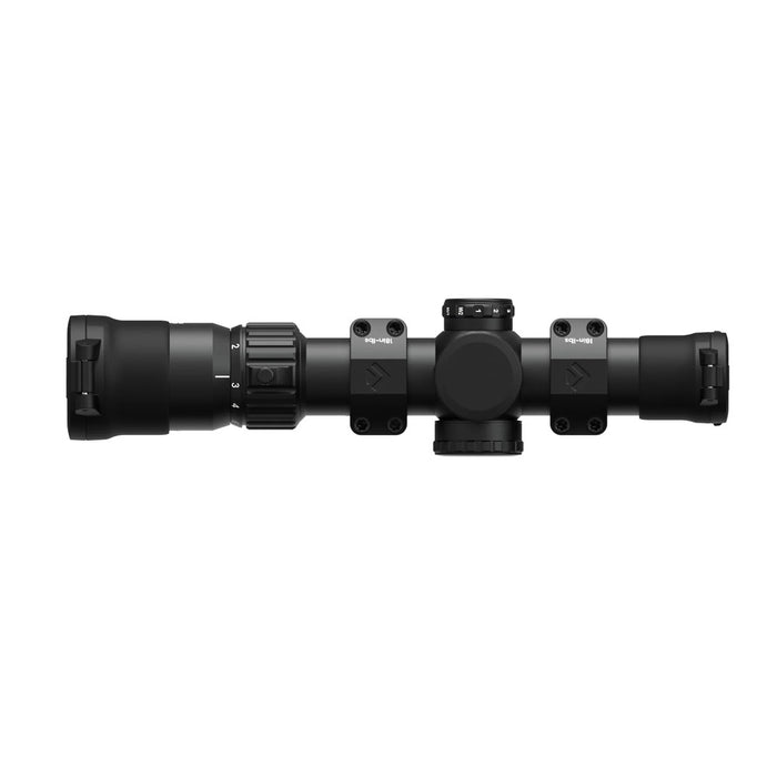 Arken Optics Mounted and Leveled LPVO 1-8x28 FFP, Illuminated Known Length, 34mm Tube