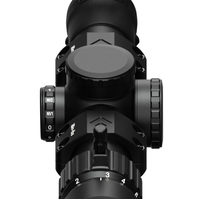 Arken Optics Mounted and Leveled LPVO 1-8x28 FFP, Illuminated Known Length, 34mm Tube
