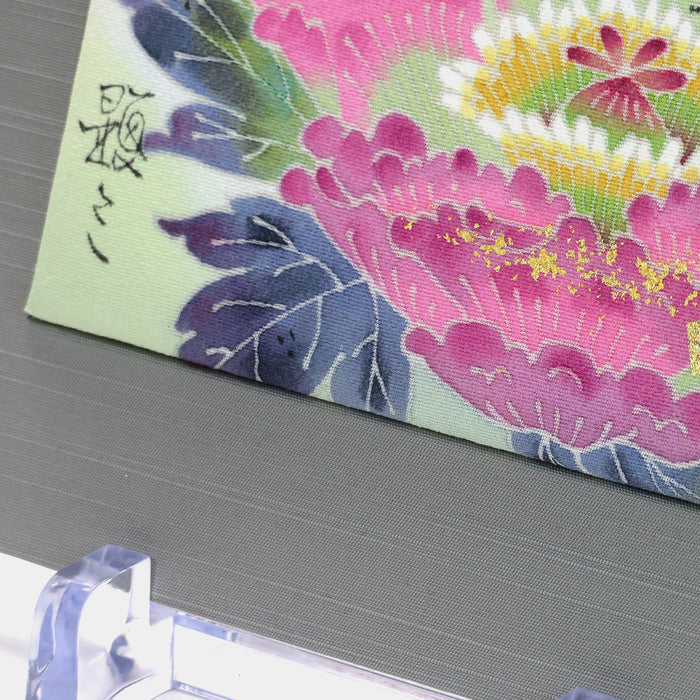 [ART PANEL] BOTAN (PEONY) (S) / PKS192 | KAGA YUZEN| KENZO MAKINO