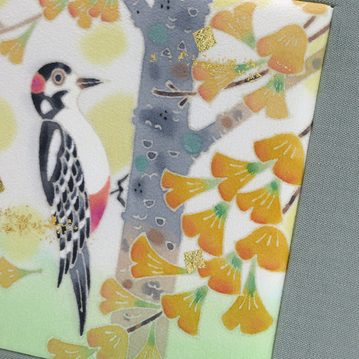 [ART PANEL] GREAT SPOTTED WOODPECKER (S) / PKS180 | KAGA YUZEN| KENZO MAKINO