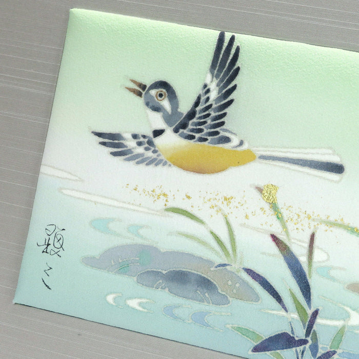[ART PANEL] YELLOW WAGTAIL (L) / PWS132 | KAGA YUZEN| KENZO MAKINO