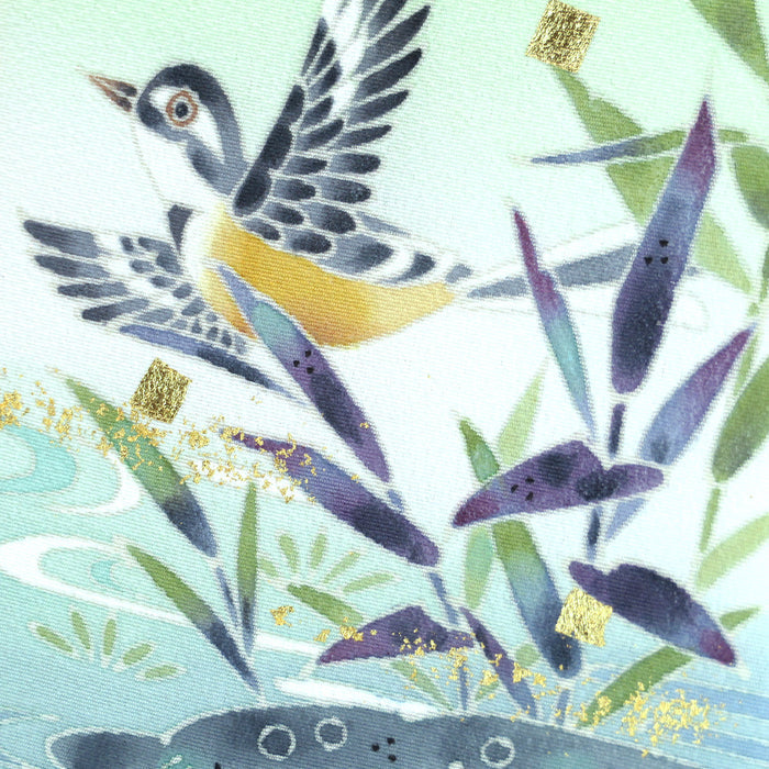 [ART PANEL] YELLOW WAGTAIL (S) / PKS219 | KAGA YUZEN| KENZO MAKINO