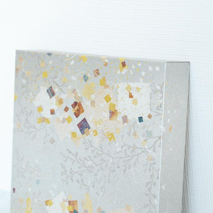 [ARTPANEL] WINTER GIN-KARAKUSA (ARABESQUE) S | GOLD AND SILVER DECORATIVE WORK| IPPINSHU