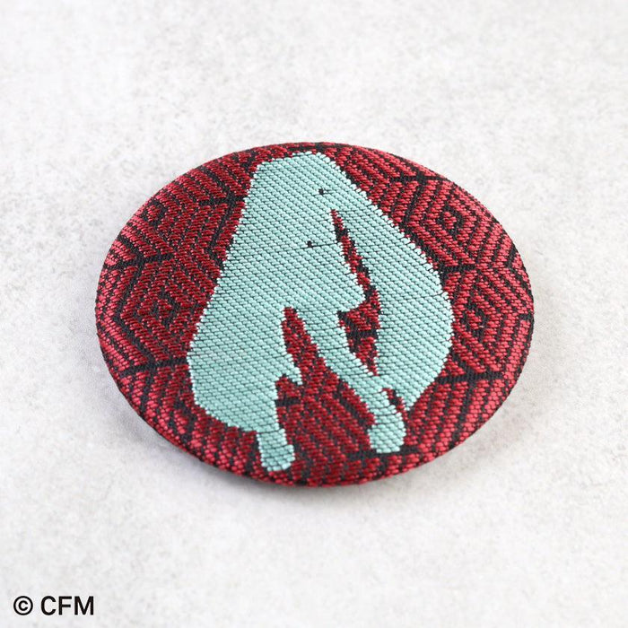 [BADGE] HATSUNE MIKU | TIN BADGE | NISHIJIN ORI (TEXTILES) | HATSUNE KOUBOU