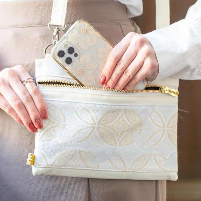 [BAG] WHITE SHORTCAKE | NISHIJIN TEXTILES