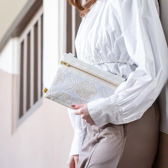[BAG] WHITE SHORTCAKE | NISHIJIN TEXTILES
