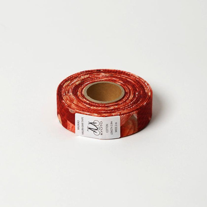 [BAR TAPE] HAURA RED FISHES | KYOTO YUZEN DYEING | MAJIKAO