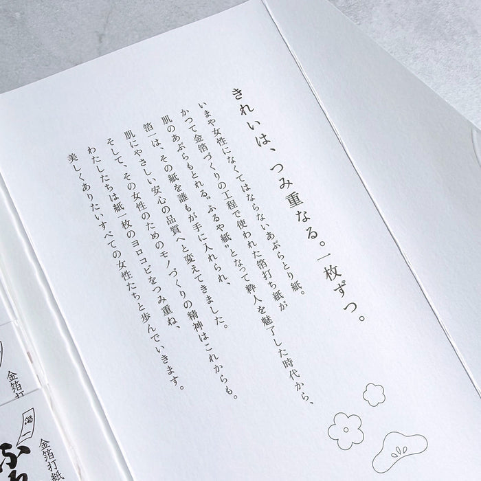 [BLOTTING PAPER] 5-BOOK SET MAIKO (BEAUTIFUL WOMAN PAINTING) | KANAZAWA GOLD LEAF | HAKUICHI