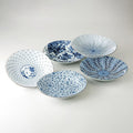 [BOWL] NISHIKI PICTURE OVAL SET OF 5 | HASAMI WARES| SAIKAI TOKI