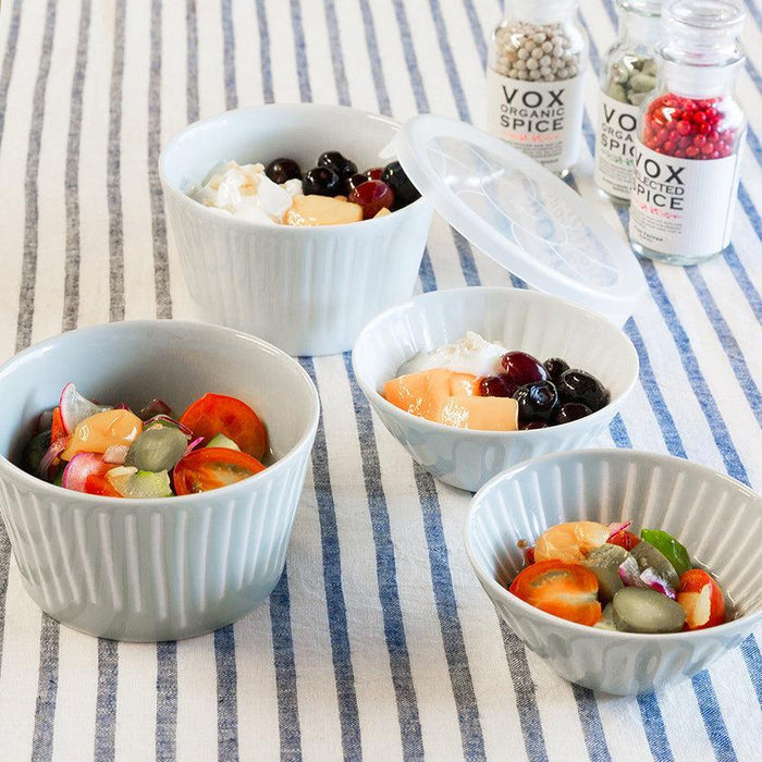 [BOWL SETS] SOFTLY FLOWER PICKLES SET OF 4 | HASAMI WARES| SAIKAI TOKI