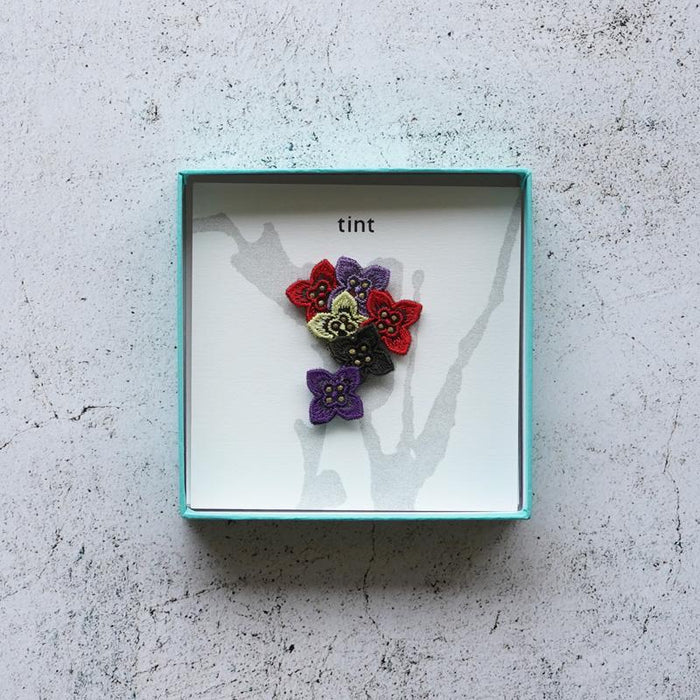 [BROOCH] TINT (HYDRANGEA) B | MORPHOSHERE | KYOTO YUZEN DYEING