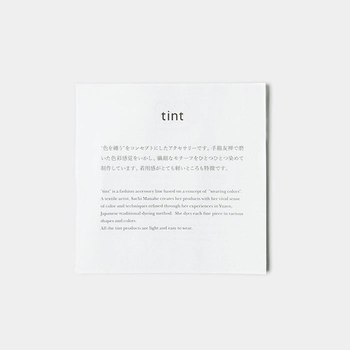 [BROOCH] TINT LEAF THREE BLACK | KYOTO YUZEN DYEING | MORPHOSPHERE