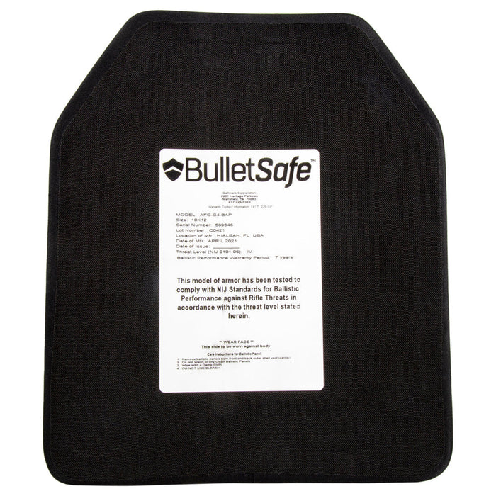 Bullet Safe Ballistic Level IV Plate-Optics Force