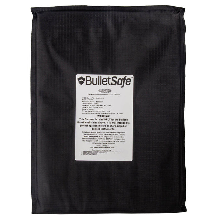 Bullet Safe Bulletproof Backpack Panel Level IIIA-Optics Force