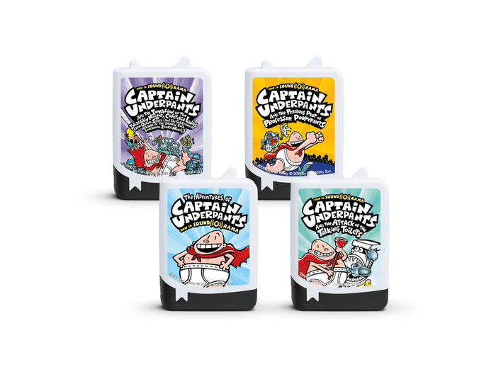 captain underpants audio figurine for the Toniebox, which plays audio content