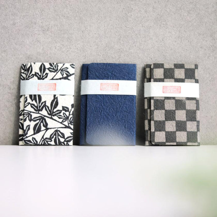 [CARD CASE] PLAIN (NAVY BLUE) | KUROTANI WASHI PAPER|KUROTANI WASHI COOPERATIVE GROUP