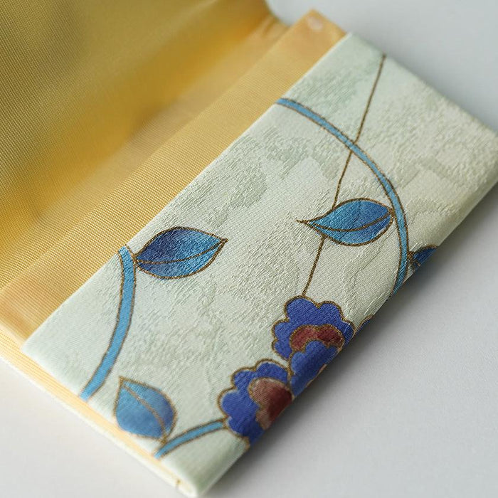 [CARD CASE] SILK OBI HANAKUIDORI | KYOTO YUZEN DYEING