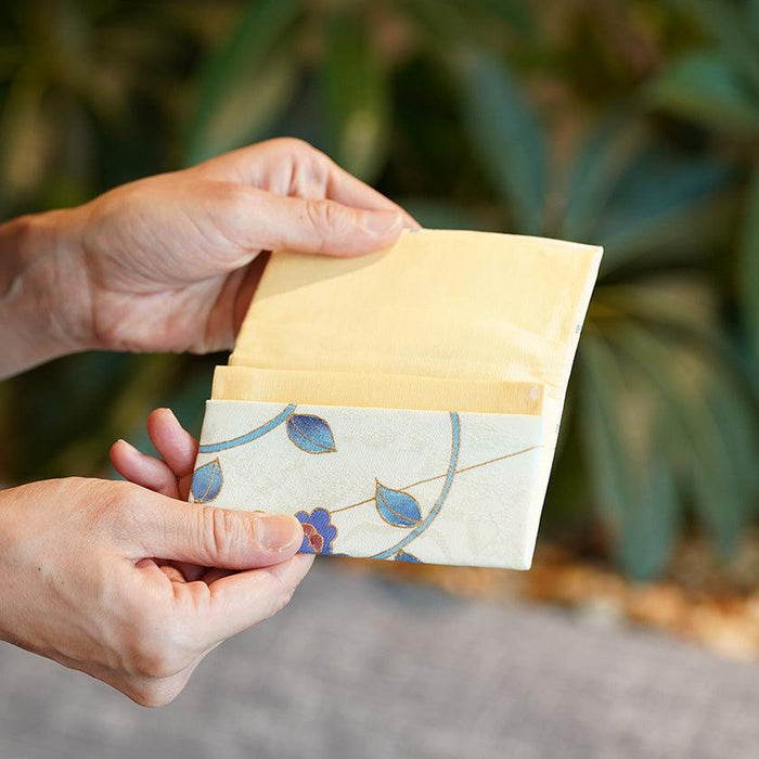 [CARD CASE] SILK OBI HANAKUIDORI | KYOTO YUZEN DYEING