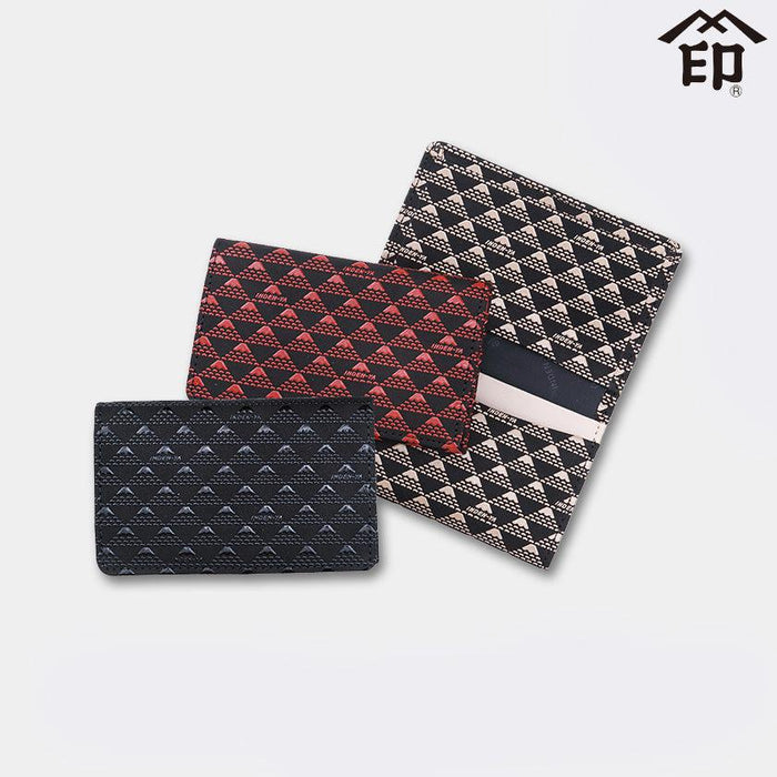 [CARD CASE] TAKANE 2804 | KOUSHU INDEN (LACQUERED DEERSKIN CRAFTS)| INDEN-YA