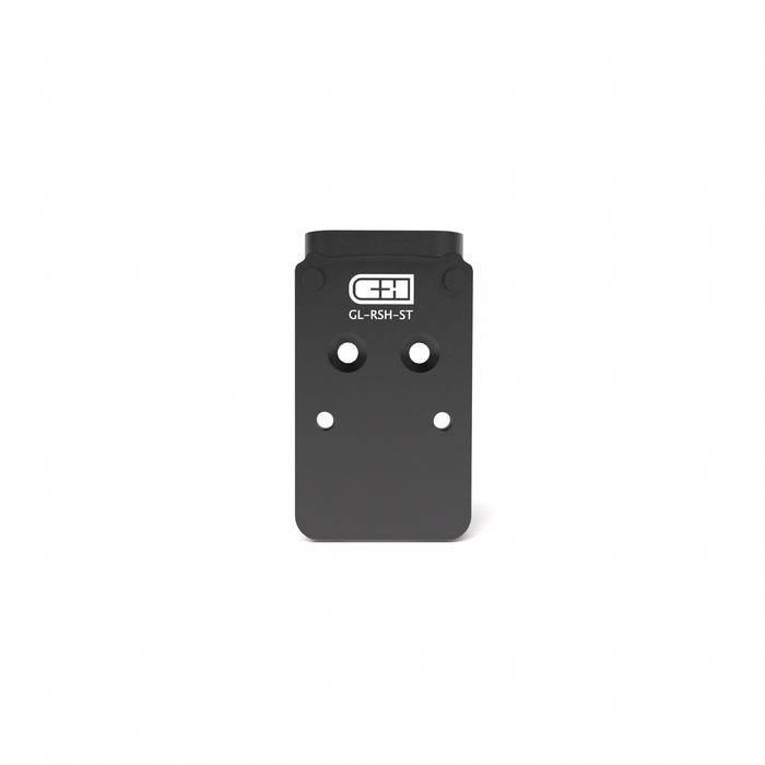 C&H V2 STEEL MIL/LEO Adapter Trijicon RMR / SRO / RCR / Holosun 407C / 507C / 507Comp / 508T / C&H EDC-XL / COMP Fits GLOCK MOS