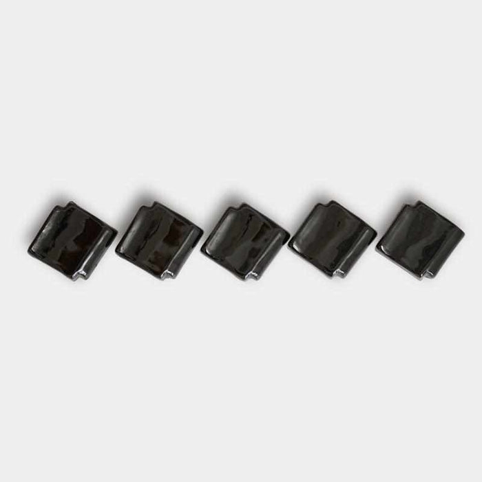 [CHOPSTICK REST SET] 5 PIECES BLACK | MARUSO | SEKISHU TILE