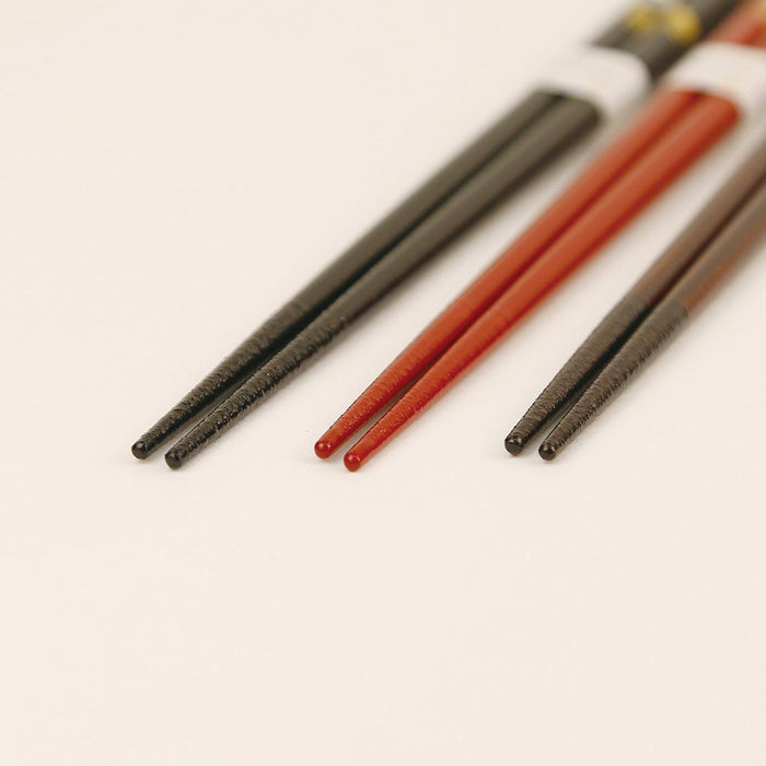 [CHOPSTICKS] AUSPICIOUS MOTIFS WAVES AND PLOVERS | NOTO HIBA LACQUERED CHOPSTICKS | HASHIMOTO KOUSAKU SIKKI