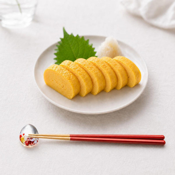 [CHOPSTICKS] CHOPSTICK REST SET APPLE | TSUGARU VIDRO| ADERIA