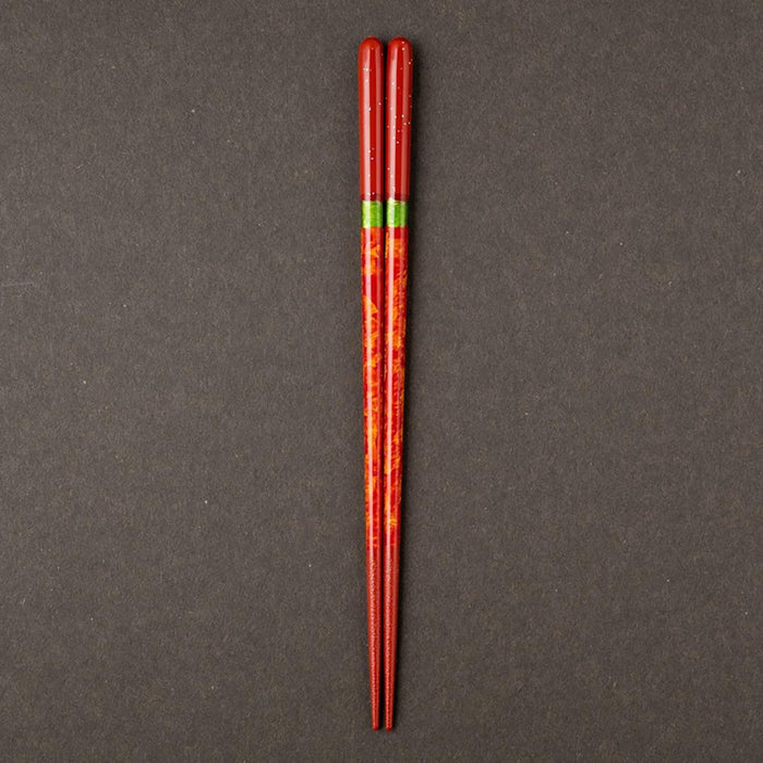 [CHOPSTICKS] NIGHT SKY AKATSUKI WITH CHOPSTICK REST (22.5cm) PAULOWNIA WOOD BOX | CHOPSTICKS OF WAKASA | CRYSTAL