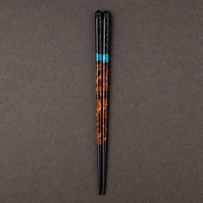 [CHOPSTICKS] NIGHT SKY YOI WITH CHOPSTICK REST (22.5cm) | CHOPSTICKS OF WAKASA | CRYSTAL