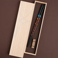 [CHOPSTICKS] NIGHT SKY YOI WITH CHOPSTICK REST (22.5cm) PAULOWNIA WOOD BOX | CHOPSTICKS OF WAKASA | CRYSTAL
