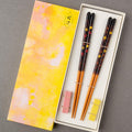 [CHOPSTICKS] PAIR MOONLIGHT WITH CHOPSTICK REST (22.5cm) | CHOPSTICKS OF WAKASA | CRYSTAL