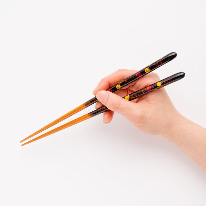 [CHOPSTICKS] PAIR MOONLIGHT WITH CHOPSTICK REST (22.5cm) | CHOPSTICKS OF WAKASA | CRYSTAL