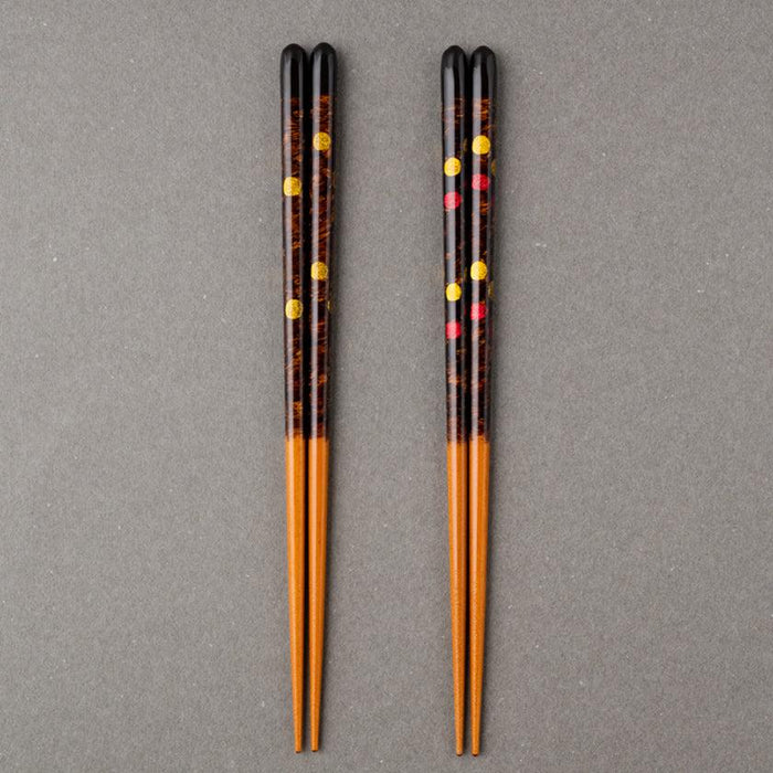 [CHOPSTICKS] PAIR MOONLIGHT WITH CHOPSTICK REST (22.5cm) | CHOPSTICKS OF WAKASA | CRYSTAL