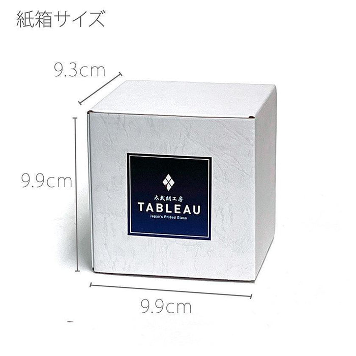 [CHOUKOKU GLASSES (CARVING) YUME GLASS] SAKURA DROP SINGLE-FLOWER VASE | TABLEAU