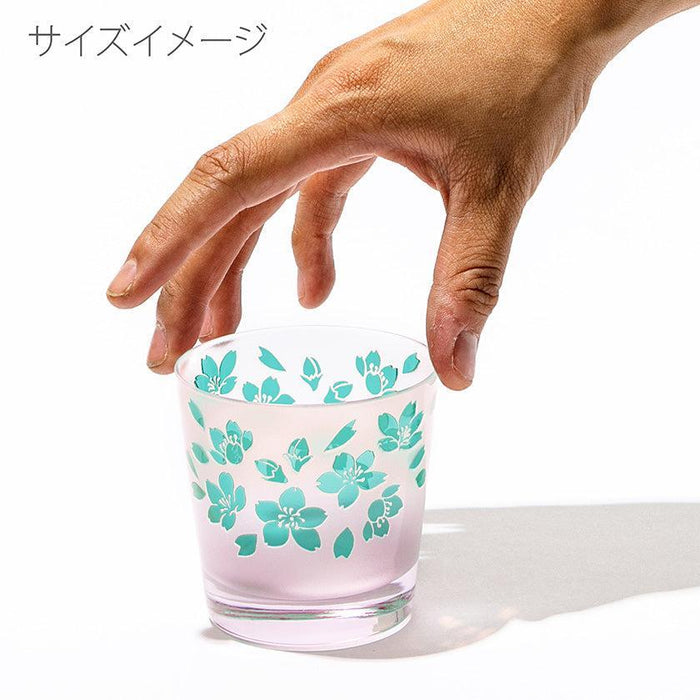 [CHOUKOKU GLASSES (CARVING) YUME GLASS] SAKURA FREE CUP PAIR | TABLEAU
