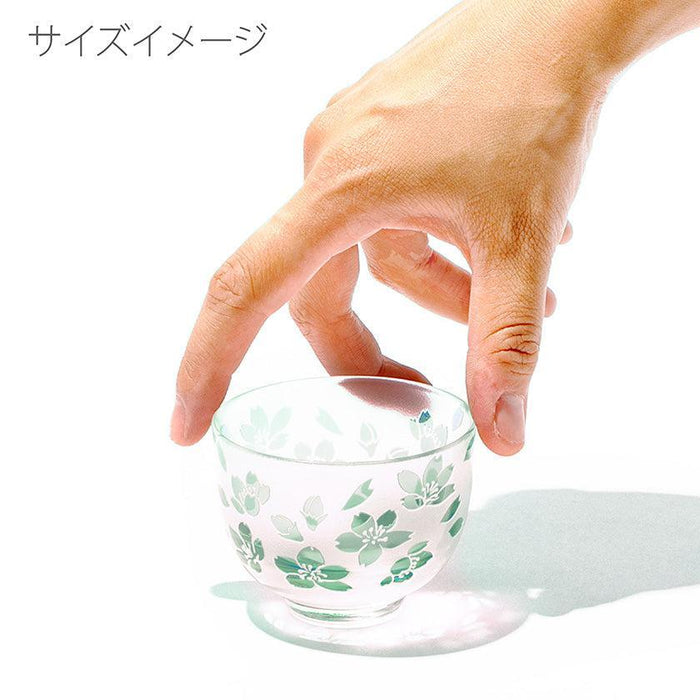 [CHOUKOKU GLASSES (CARVING) YUME GLASS] SAKURA SAKE CUP (CAPACITY80ML) | TABLEAU