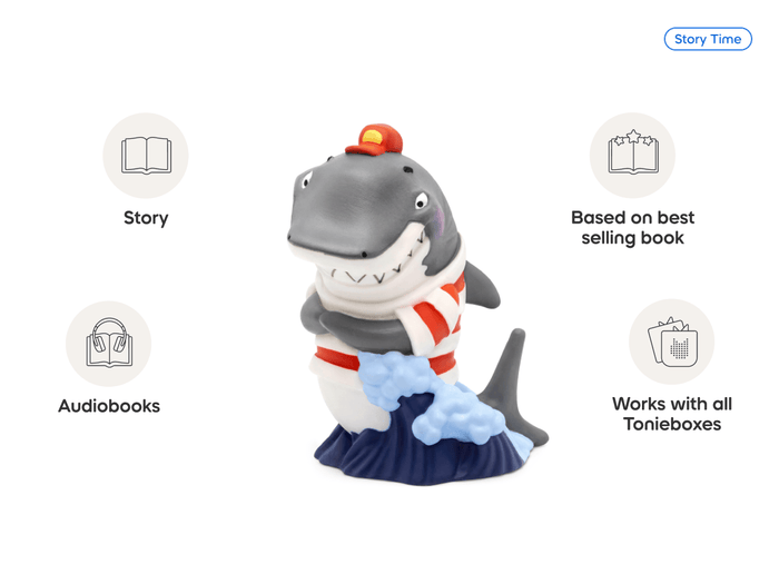 Clark the Shark Tonie audio figurine, inspiring audio journeys and imaginative play
