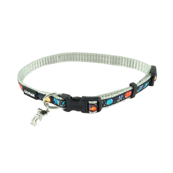 Coastal Pet Products Li'l Pals by Coastal Charming Ribbon Overlay Dog Collar