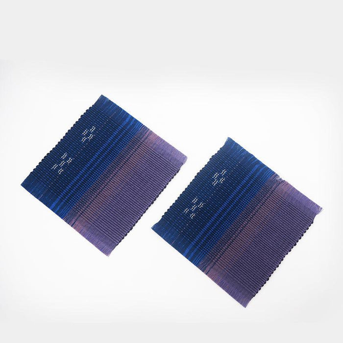 [COASTER] SEA GRADUATION 2-PIECE SET (PURPLE) | YAEYAMA MINSAH (TEXTILES) | AZAMIYA
