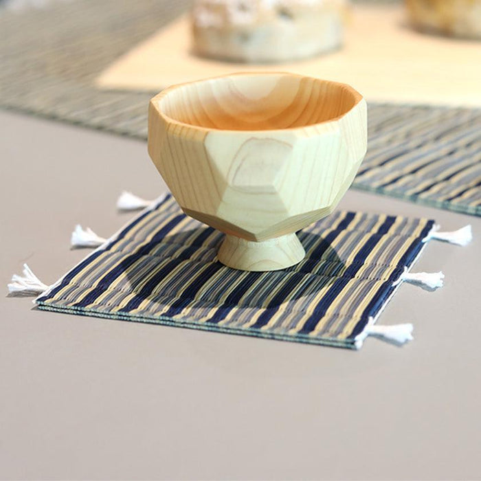 [COASTER] SET OF 4 (BLUE) | TATAMI | TATAMIYA TATSUZO