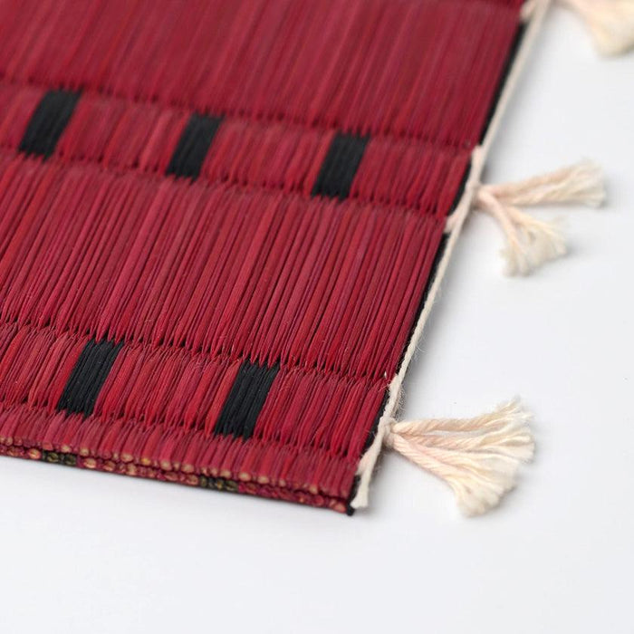 [COASTER] SET OF 4 (RED) | TATAMI | TATAMIYA TATSUZO